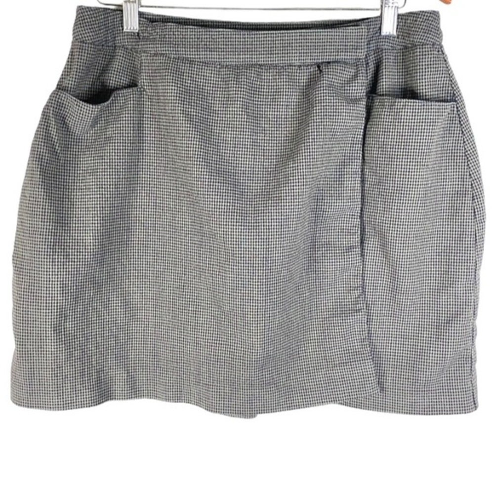 INC International Concepts Women’s Wool Blend Brown & Gray Wrapped Skirt Size 14
